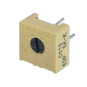 Trimpot Potentiometer T Adj S Turn 500 E 63 P 63 P501