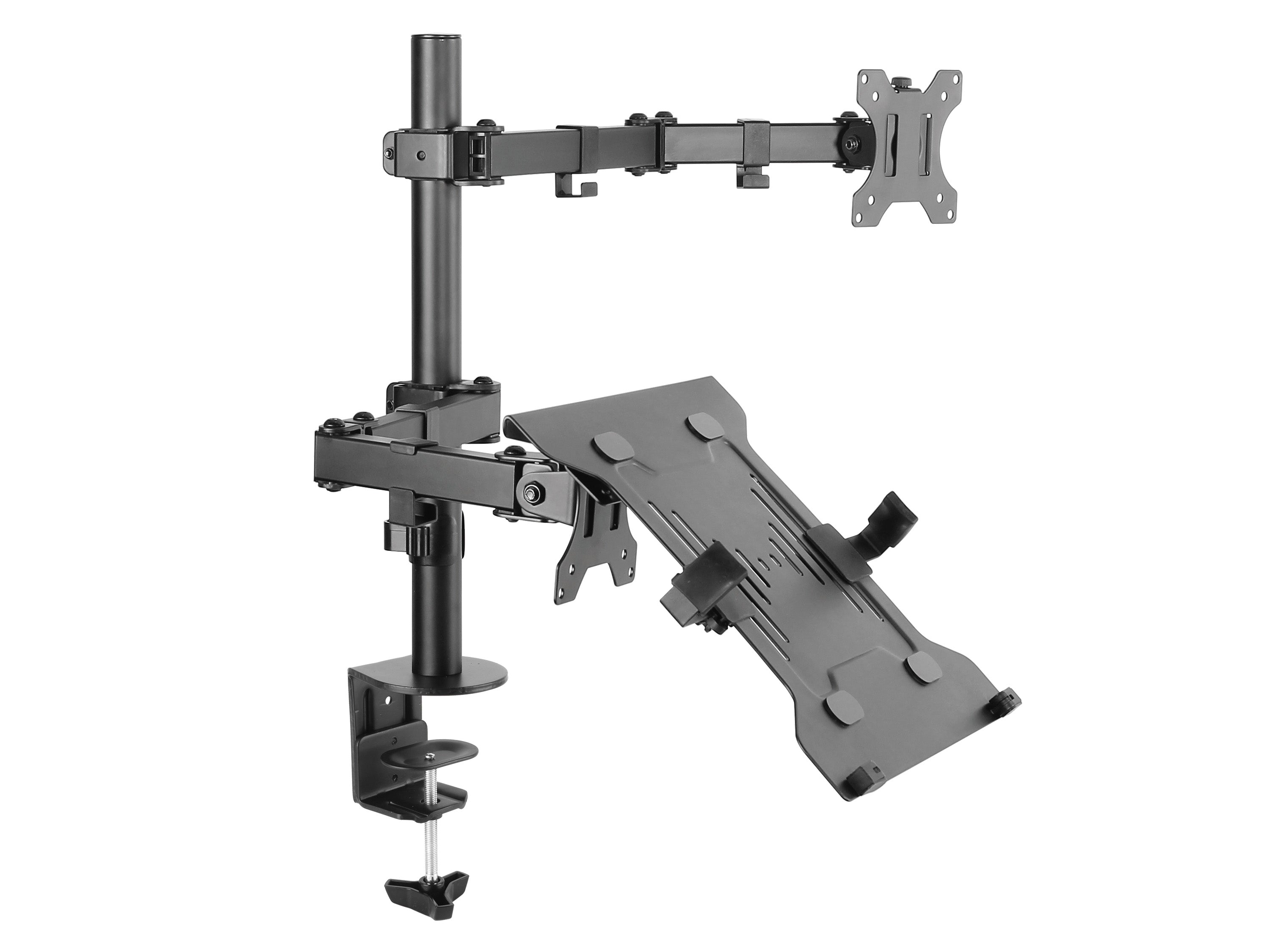 Equip Articulating Dual Arm Desk Mount Bracket for 13"-32" Monitors