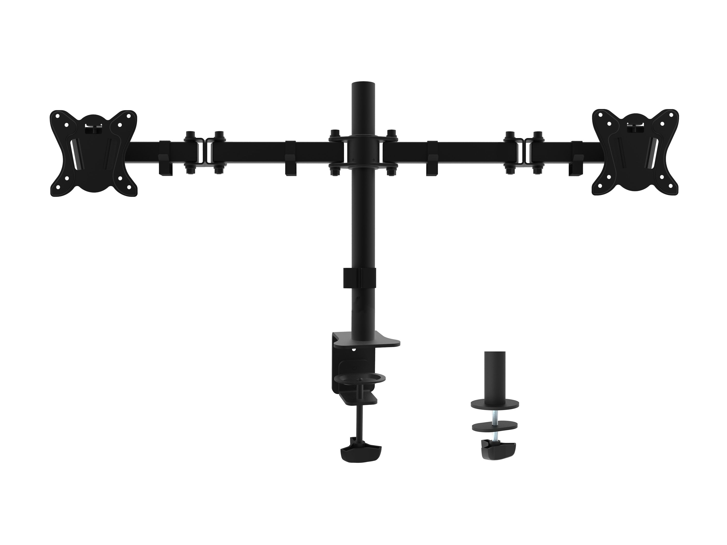 Equip 13"-27" Articulating Dual Monitor Desk Mount Bracket