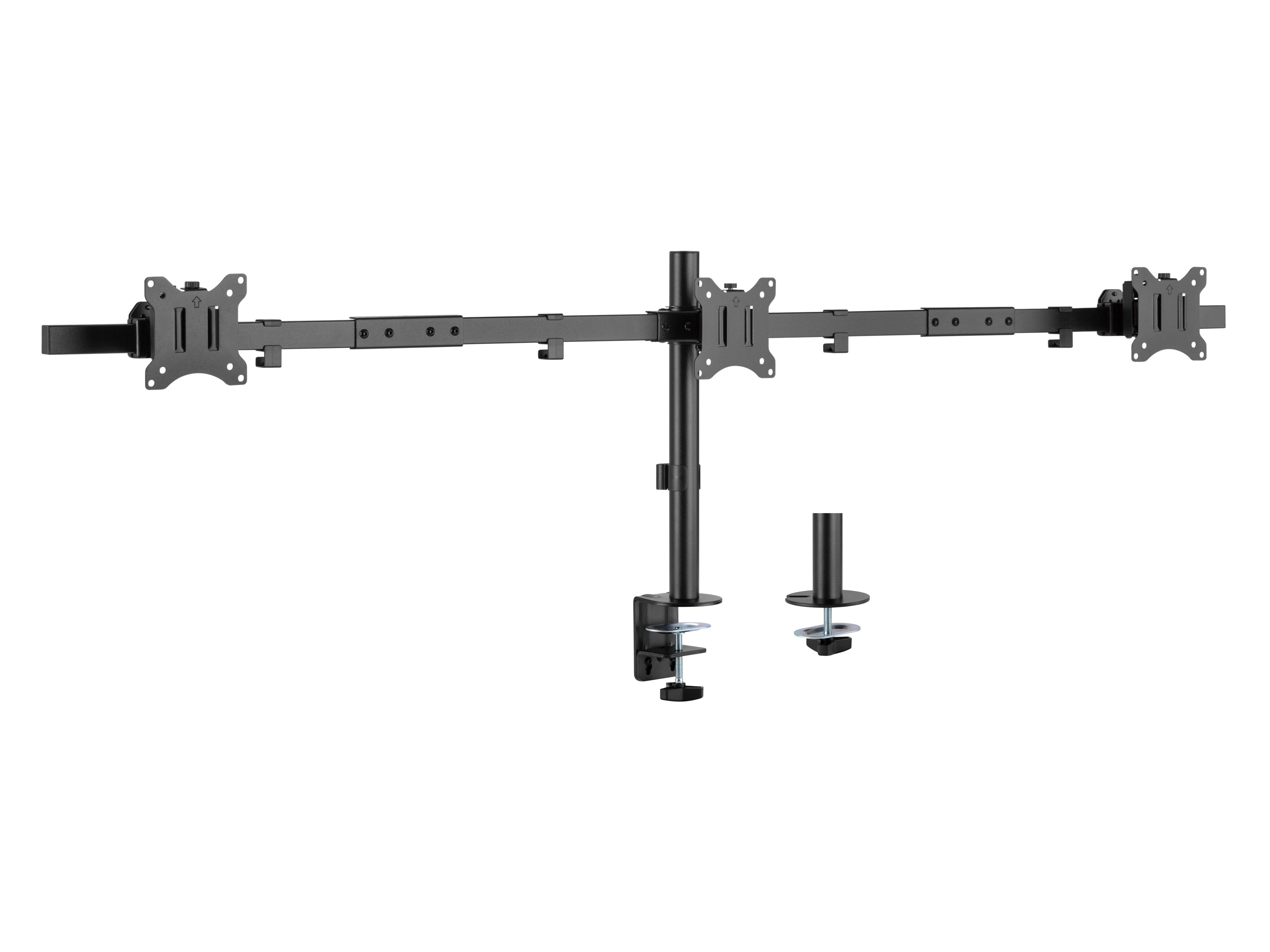 Equip 17-32" Articulating Triple Monitor Desk Mount Bracket