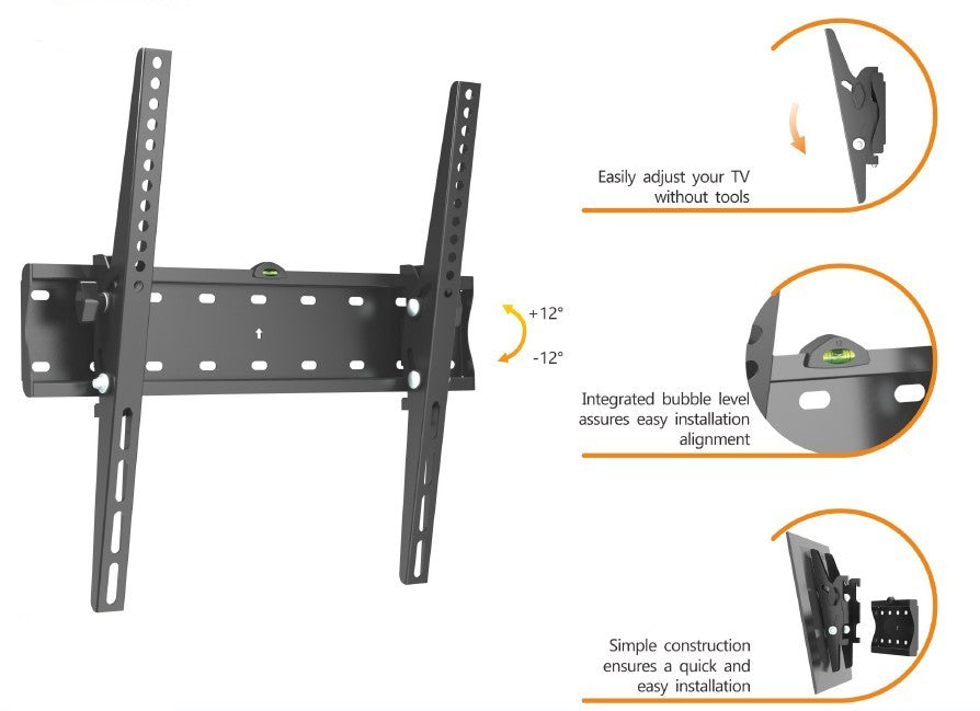 Equip 37"-70" Tilt Wall Mount TV Bracket