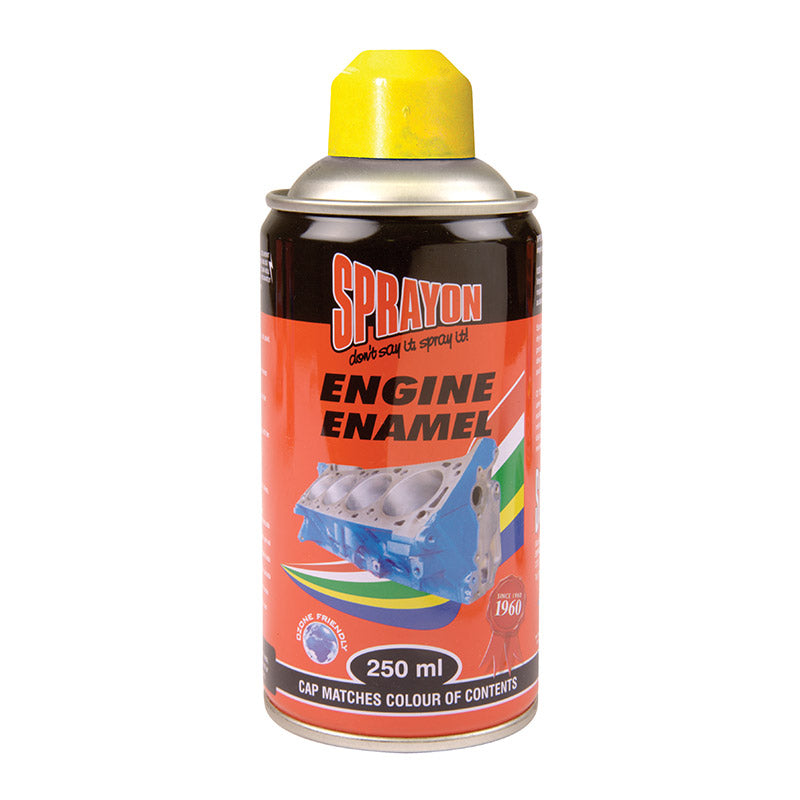 Sprayon Engine Enamel Spray Sunshine Yellow 250 Ml