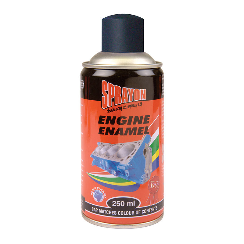 Sprayon Engine Enamel Spray Matt Black 250 Ml