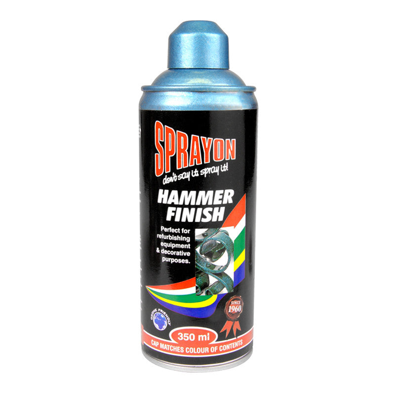 Sprayon Hammer Finish Spray Paint Blue 350 Ml