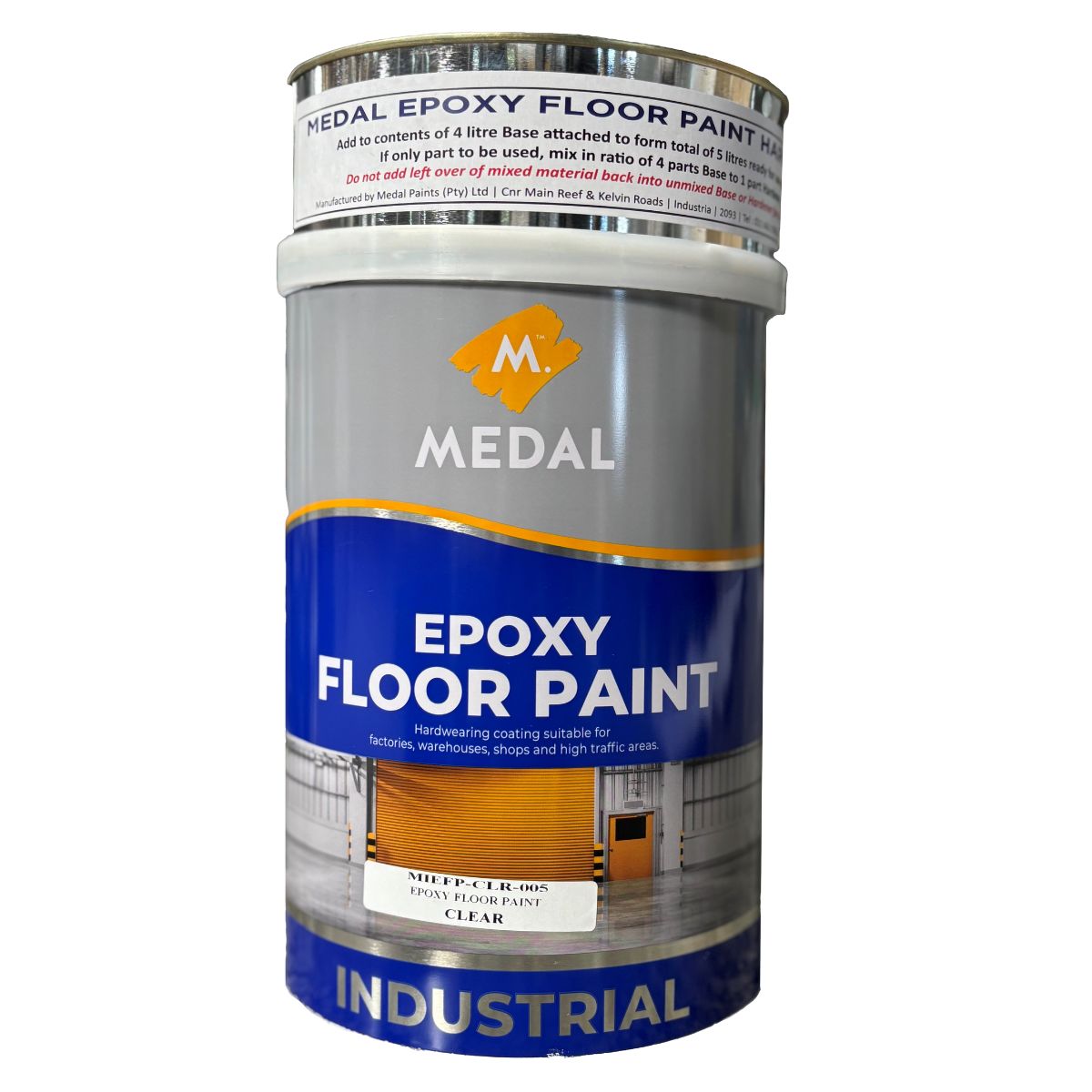 Medal Floor Epoxy And Hardener Clear 5 L