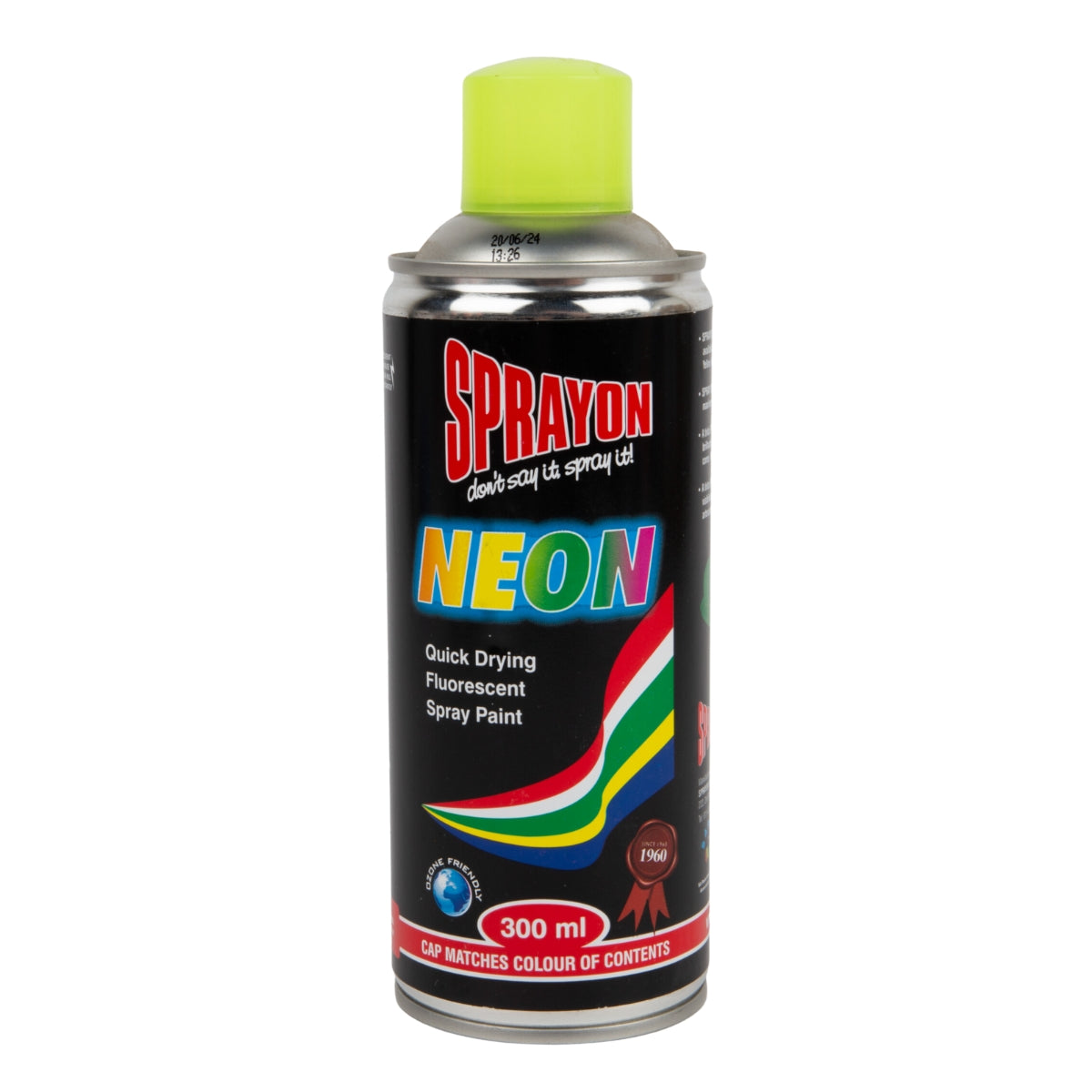 Sprayon Neon Spray Paint Yellow 300 Ml