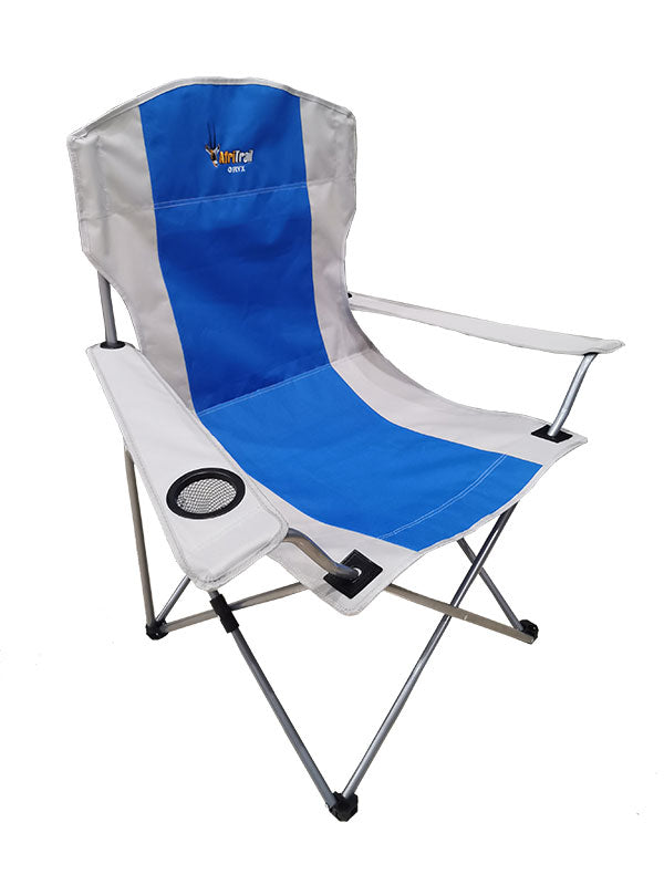 Oryx Deluxe Folding Armchair 120kg Blue - Livestainable.co.za