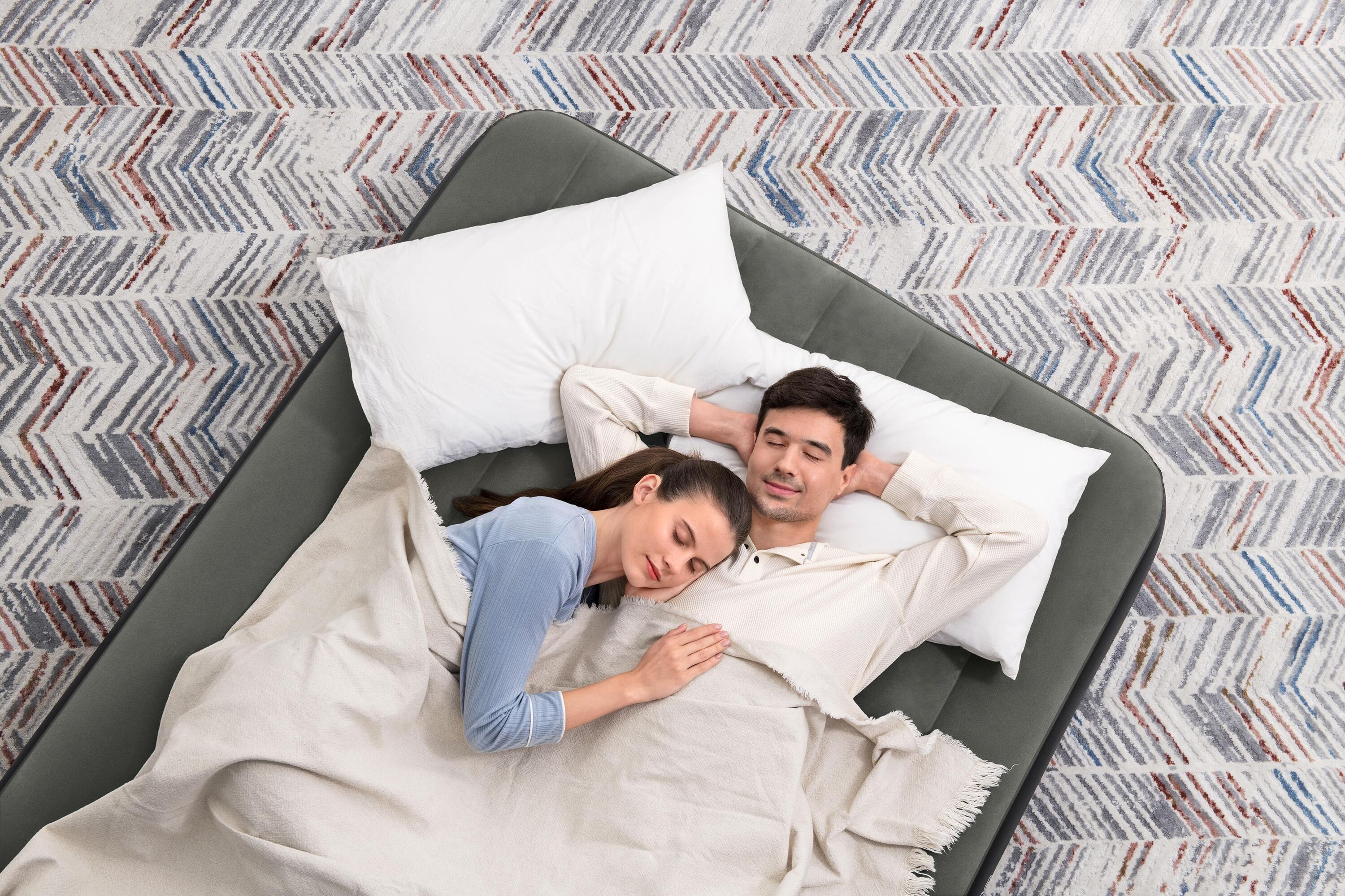 Bestway 1.91m X 1.37m X 25cm Tritech Air Mattress Double