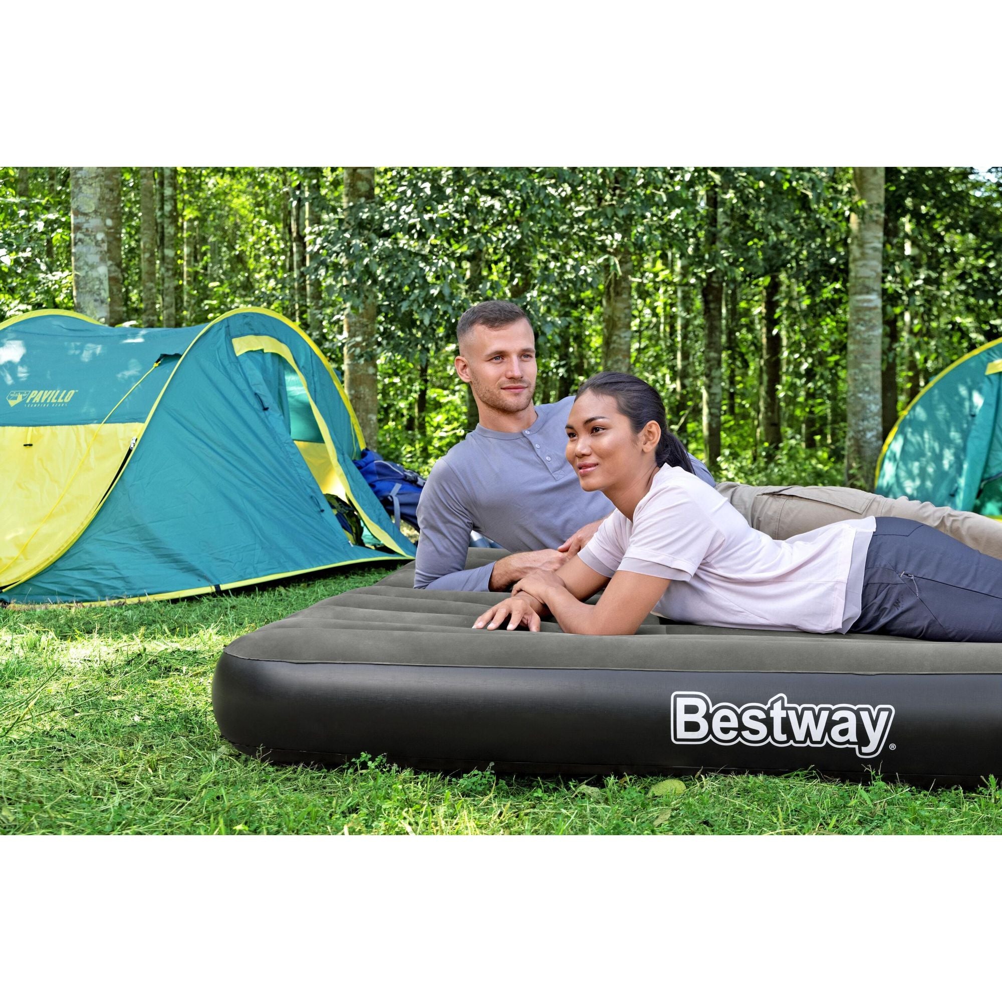 Bestway 2.03m X 1.52m X 25cm Tritech Air Mattress Queen