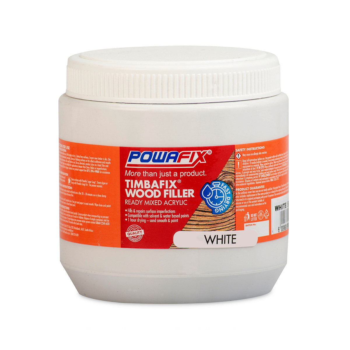 Powafix Timbafix Wood Filler White 250 Ml