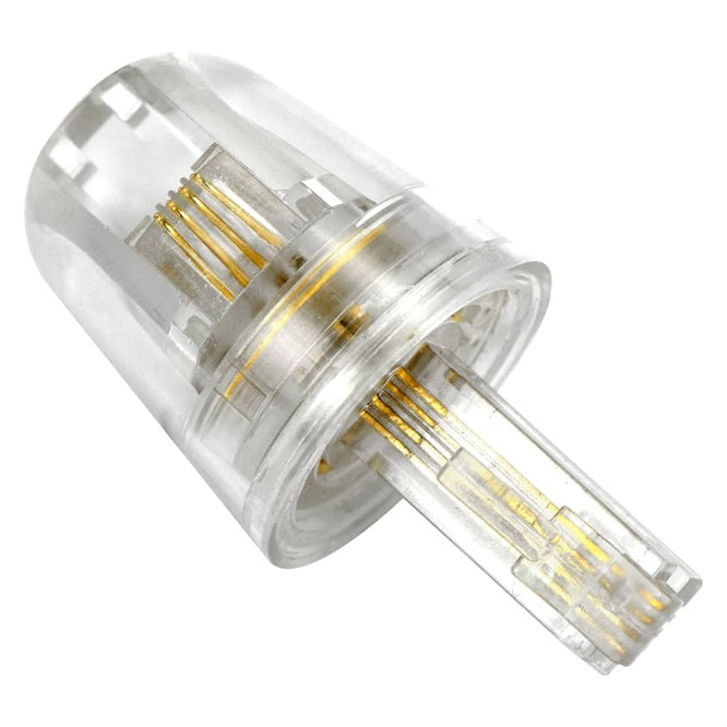 Rotating Rj9 4 P4 C Tel Coms Modular Connector 20mm Stud 4 P4 Cr
