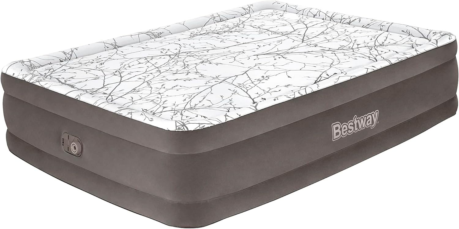 Tritech Airbed Queen Foam Top Built In Ac Pump 2.03m X 1.52m X 46cm - Livestainable.co.za