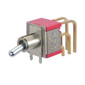 Mini R/A Toggle Switch Dpdt On On Pcb 7201 Md9 Av2 Be