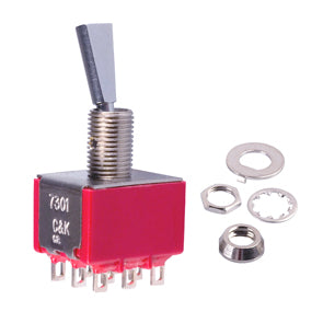 Mini Toggle Switch 3 Pdt 2 Pos Sol 7301 P3 Yzq