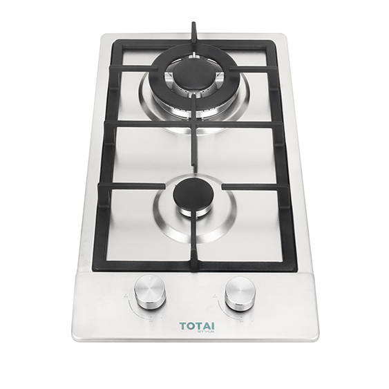 Totai 2 Burner Gas Hob Stainles Steel