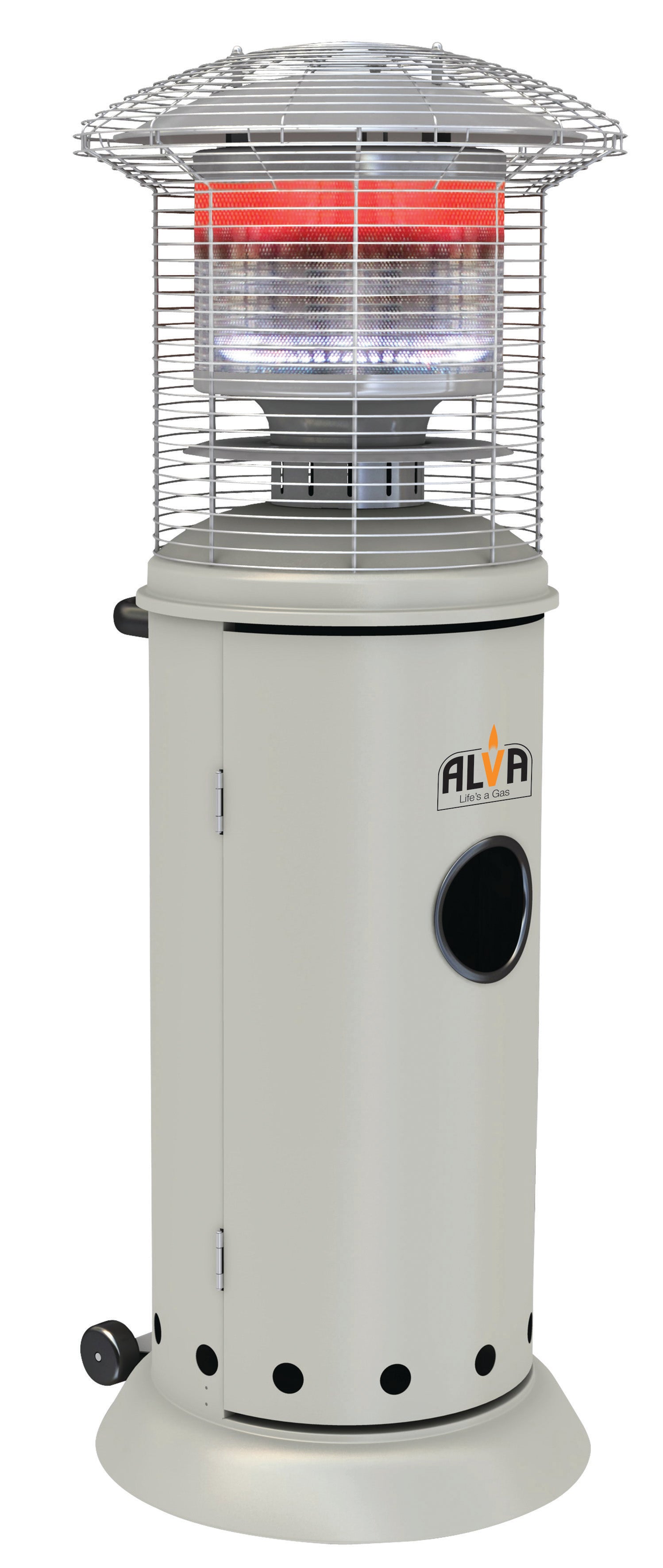 ALVA - SHORT STAND GAS PATIO HEATER- 1.25m TALL