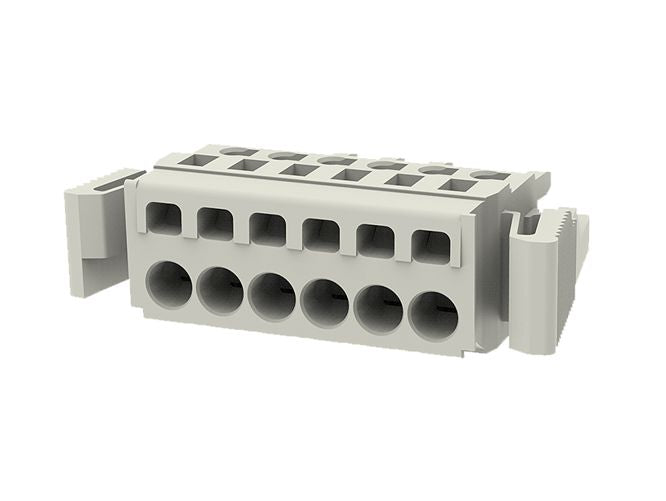 Terminal Block 6 W Plug In Press Grey 8 Edgkg 5.08 06 P 11 01 Z(h)