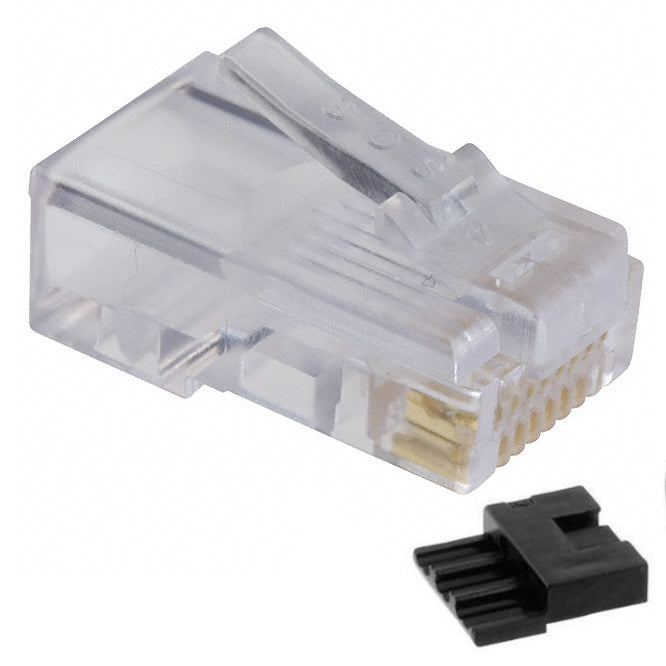 Rj46 Modular Plug Connector 2 Prong 8 P8 C With Insert 8 W8 P6