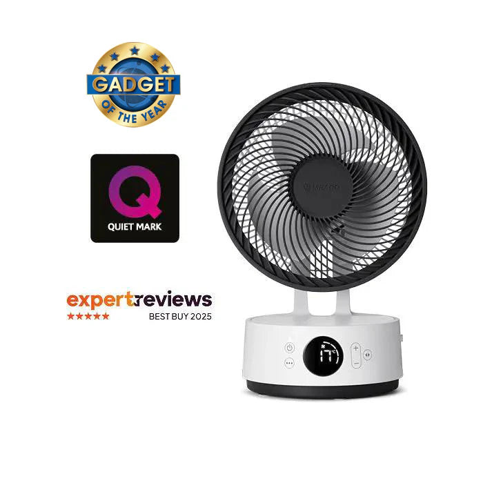 MeacoFan Sefte® 8″ Portable Battery Air Circulator – Whisper-Quiet, Eco-Friendly Cooling (Rechargeable & Replaceable Battery)