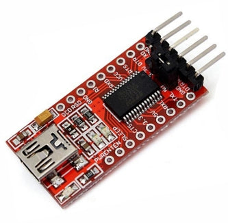 Usb To Ttl Serial / Rs232 Interface Converter Board Ft232 Rl Red
