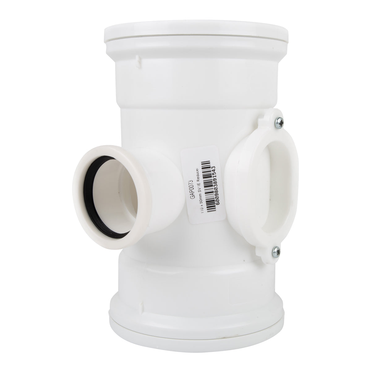 Waste Junction Red 87.5 Deg Sv I.E 110 X50 Mm Satas