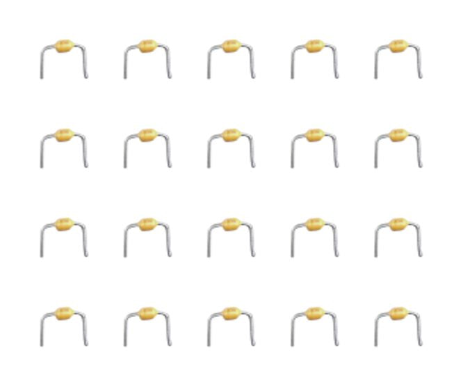 Ceramic Capacitor Axial 100n F 50 V P=7mm 1 K/Bag A 104 Z17 Y50 Pfz