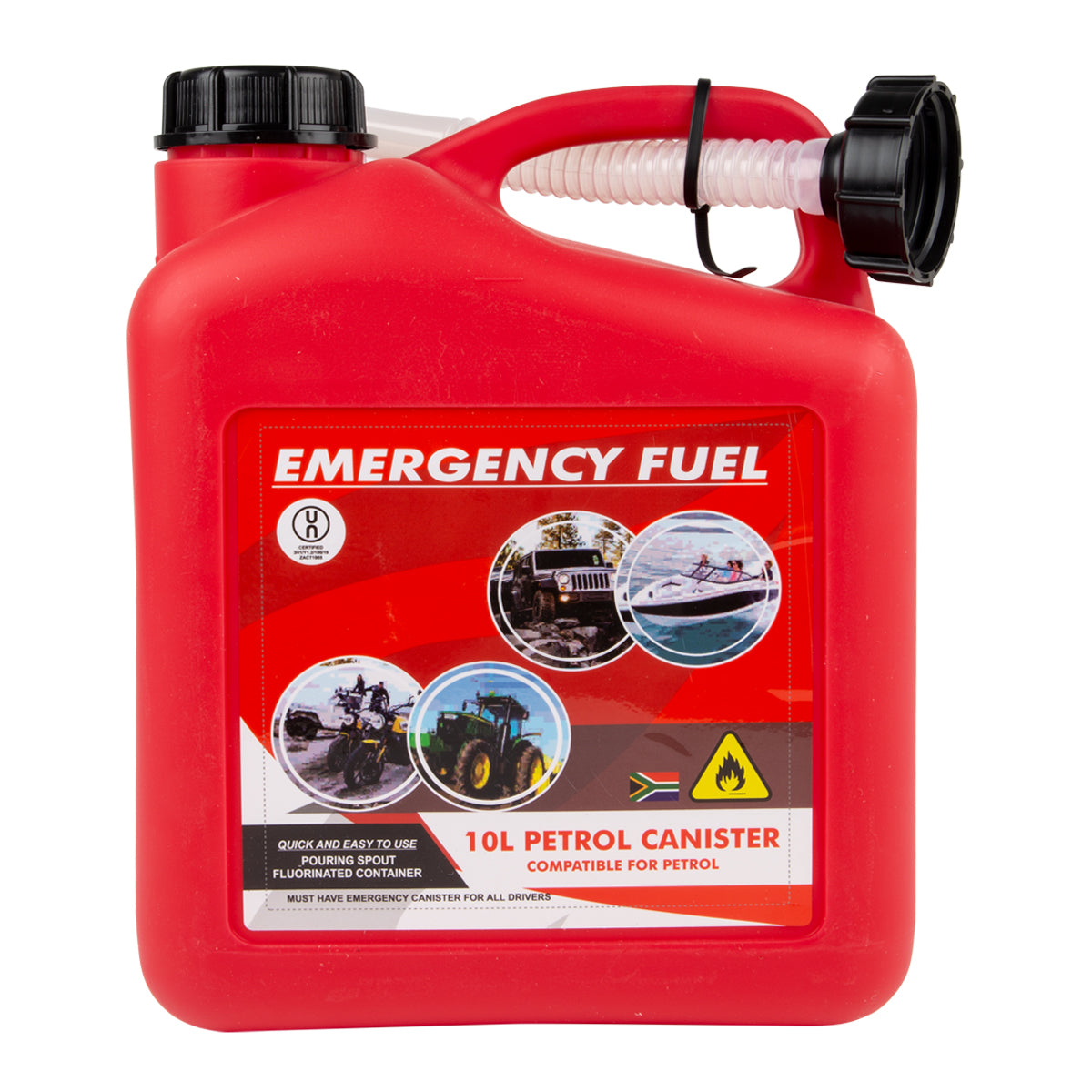 Jerry Can Plastic Petrol 10 L