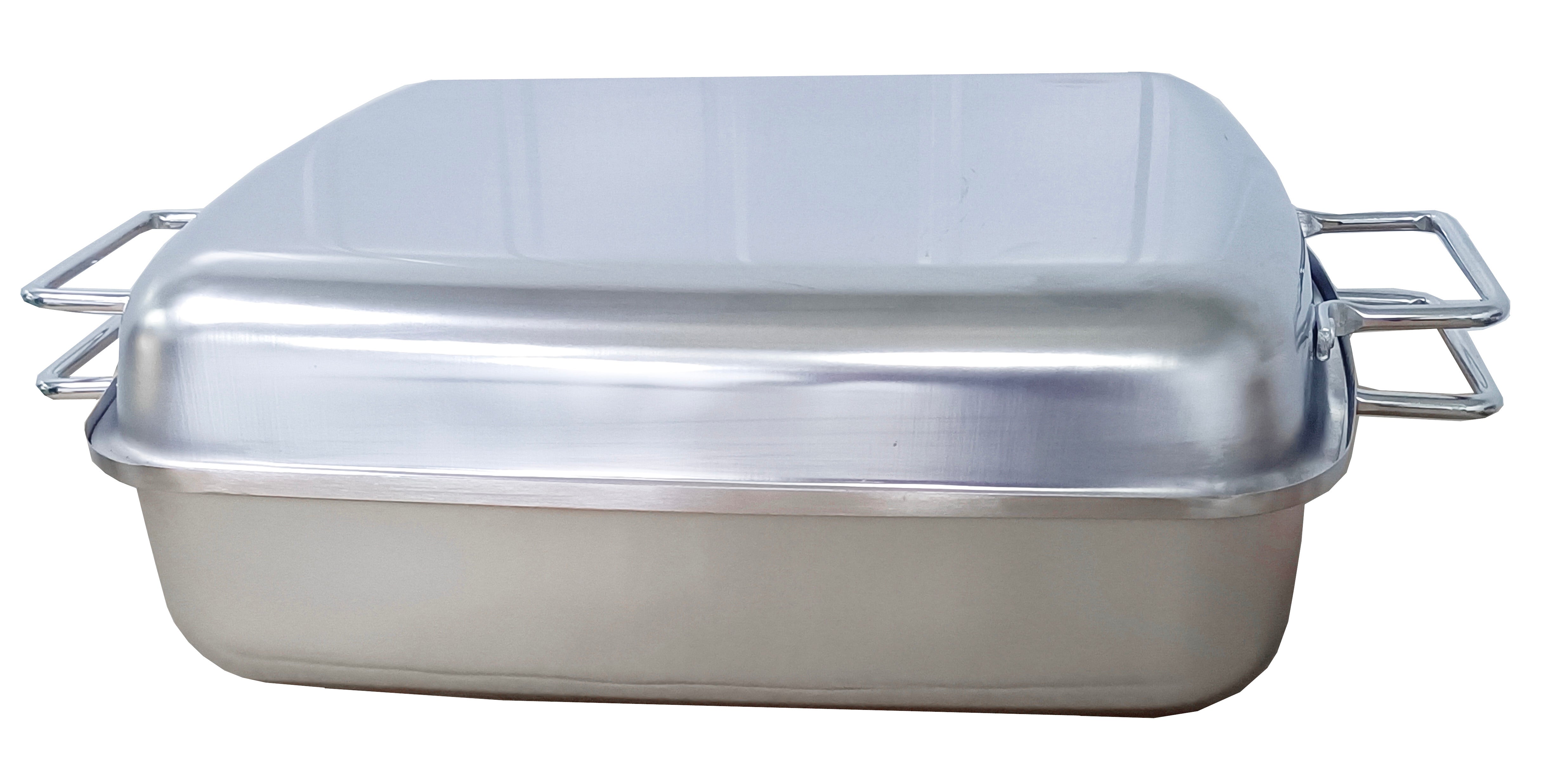 Afritrail Stainless Steel Large Double Roaster