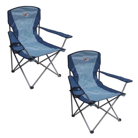 Bushbuck Camp Chair 120 Kg 2 Pack - Livestainable.co.za