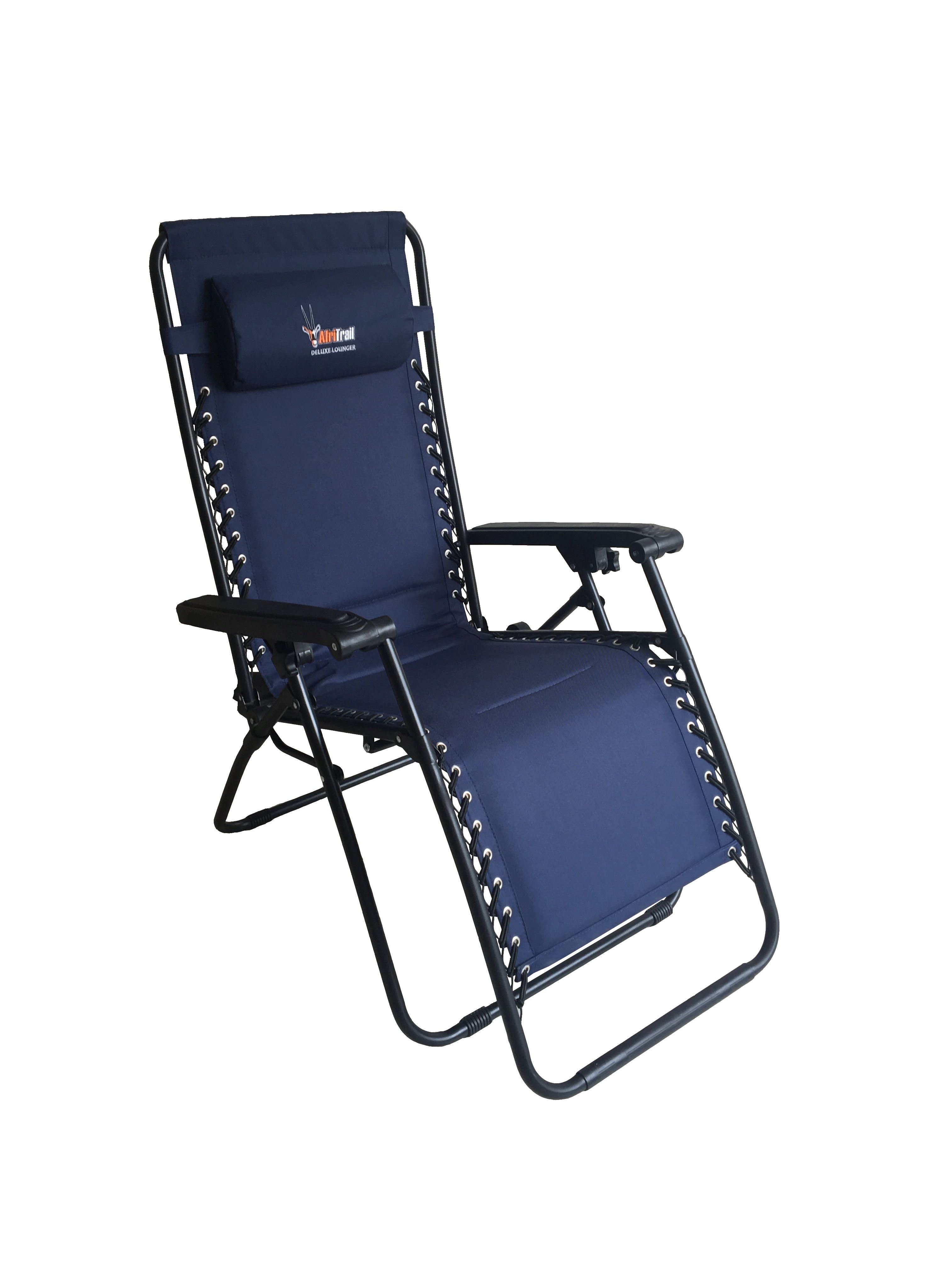 Deluxe Lounger Folding Relax Chair 130kgs - Livestainable.co.za