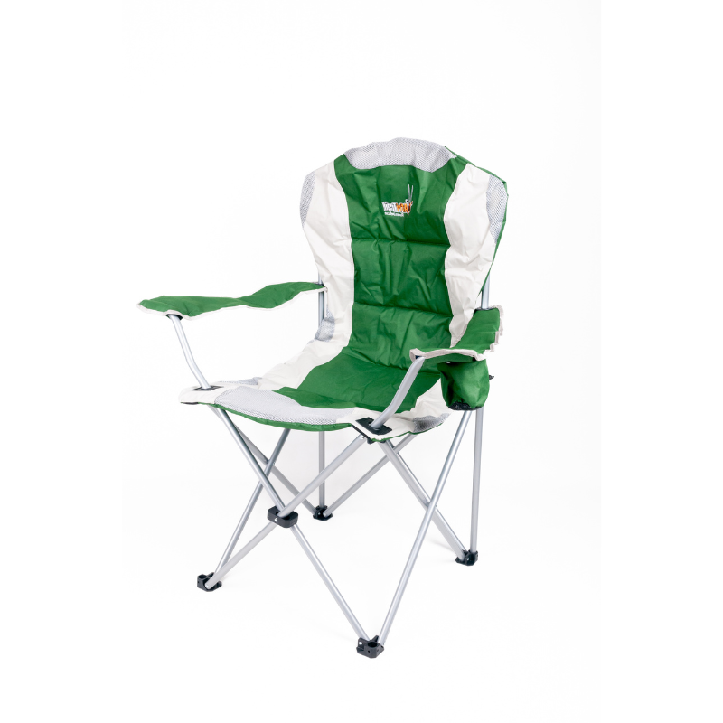 Afritrail Roan Deluxe Padded Chair Green 140kg