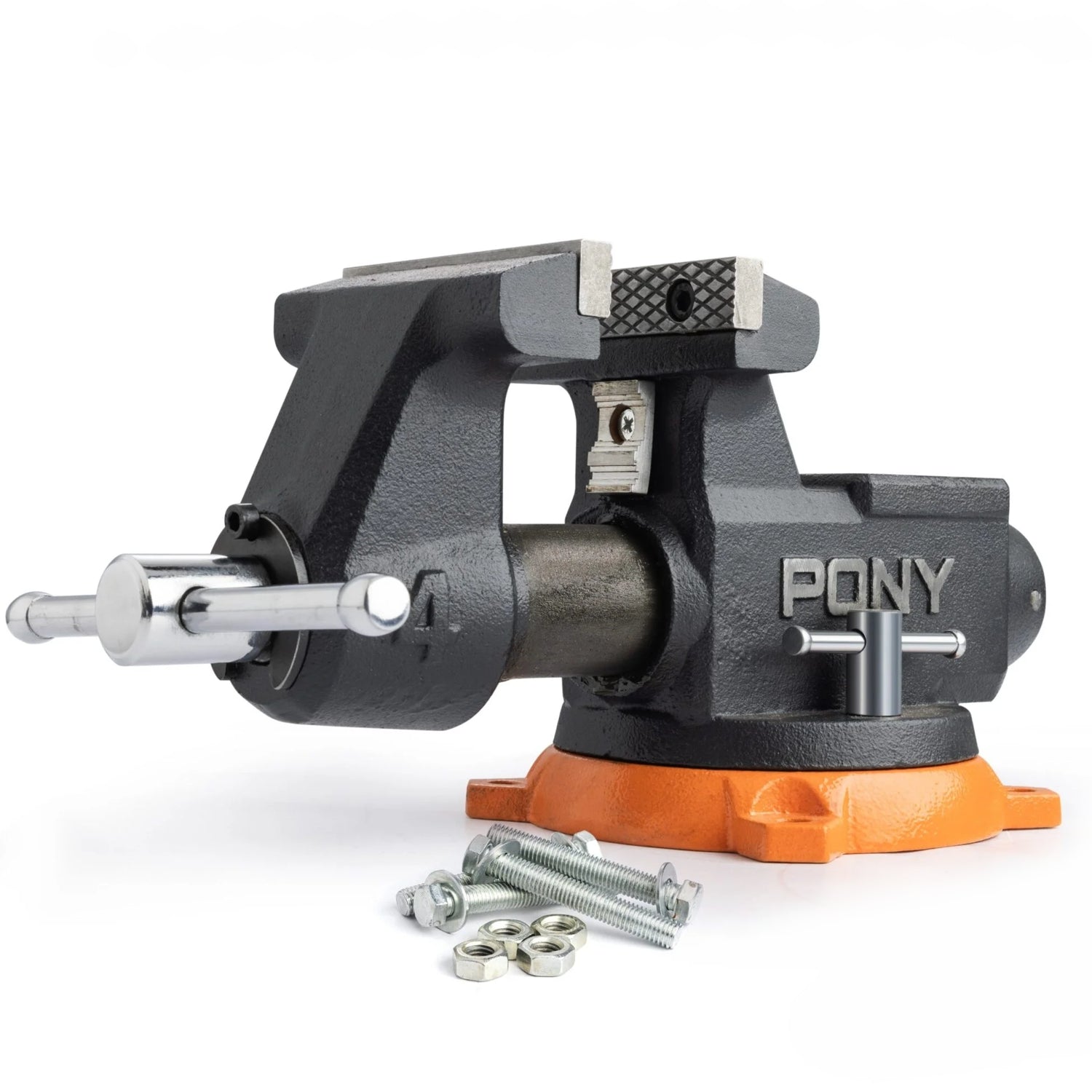 Pony Pony 100 Mm (4') Pro Heavy Duty Swivel Base Bench Vise