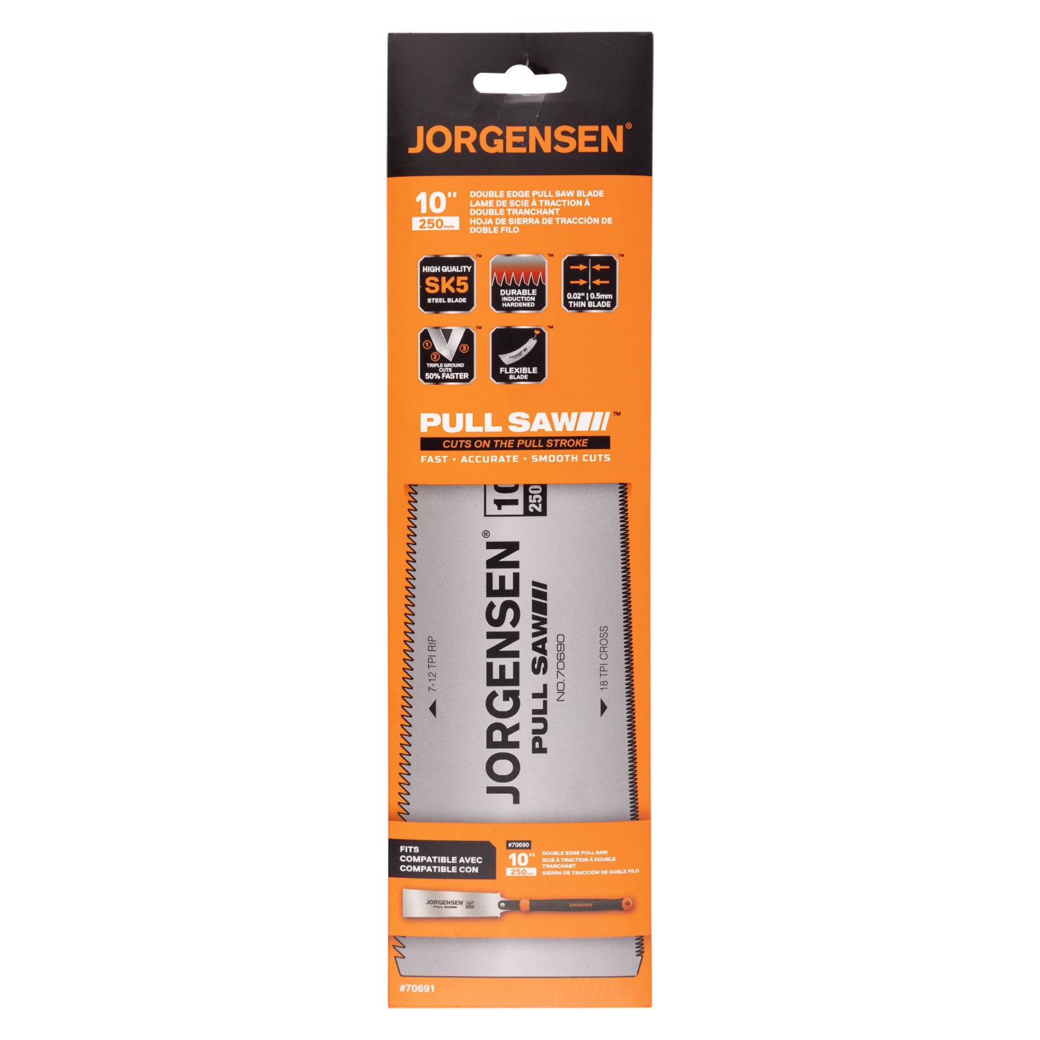 Repl. Blades For Pony Ac70690 Pull Saw 250 Mm 17 Tpi + 6 8 Tpi - Livestainable.co.za