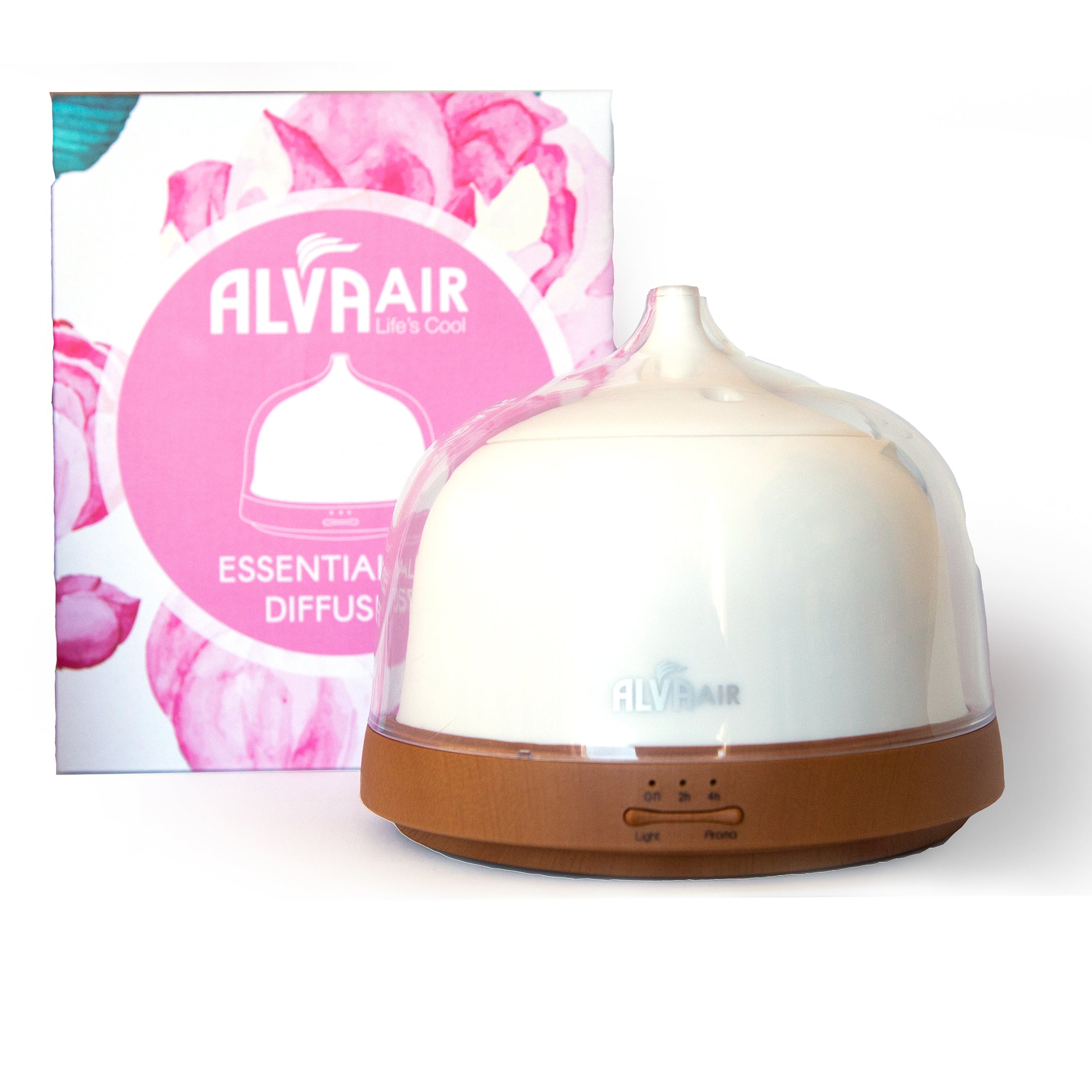 ALVA AIR - AROMATHERAPY ESSENTIAL OILS DIFFUSER WITH 7 COLOUR LIGHT