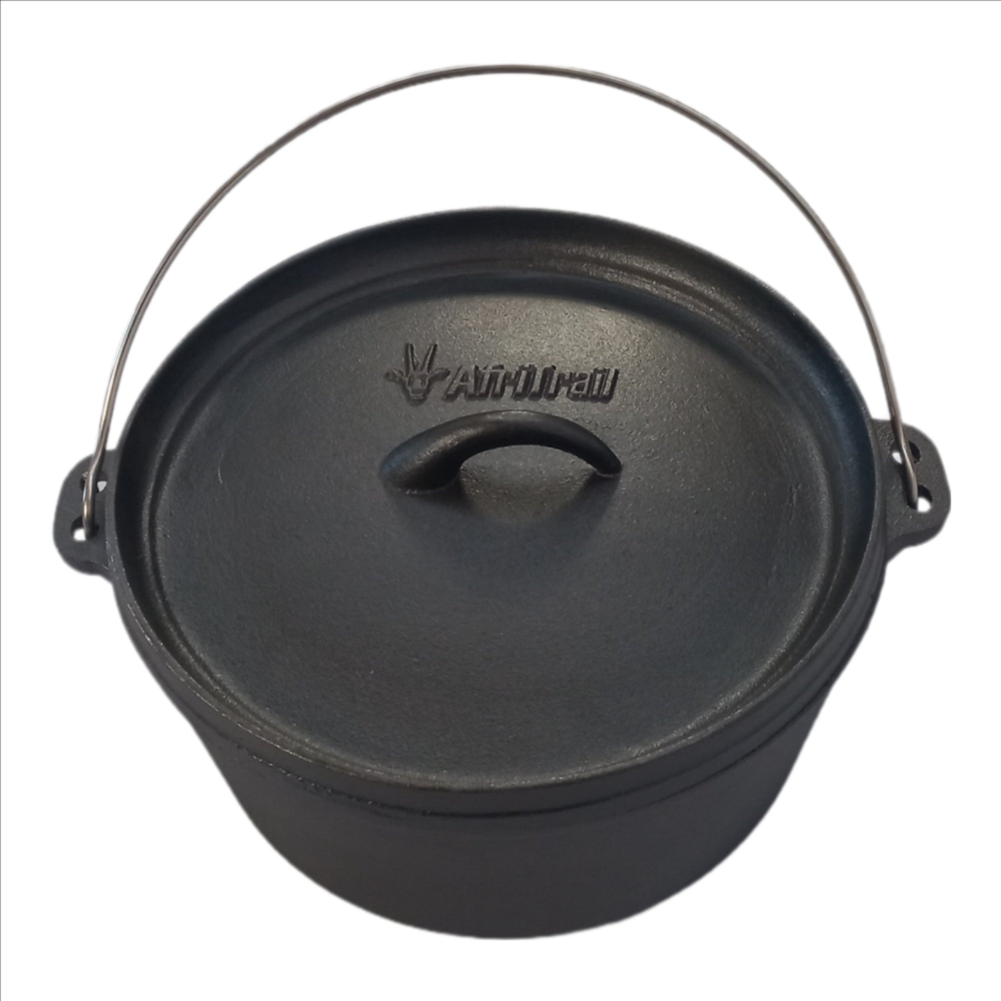 Afritrail Flat Potjie Pot 3.8 Lt