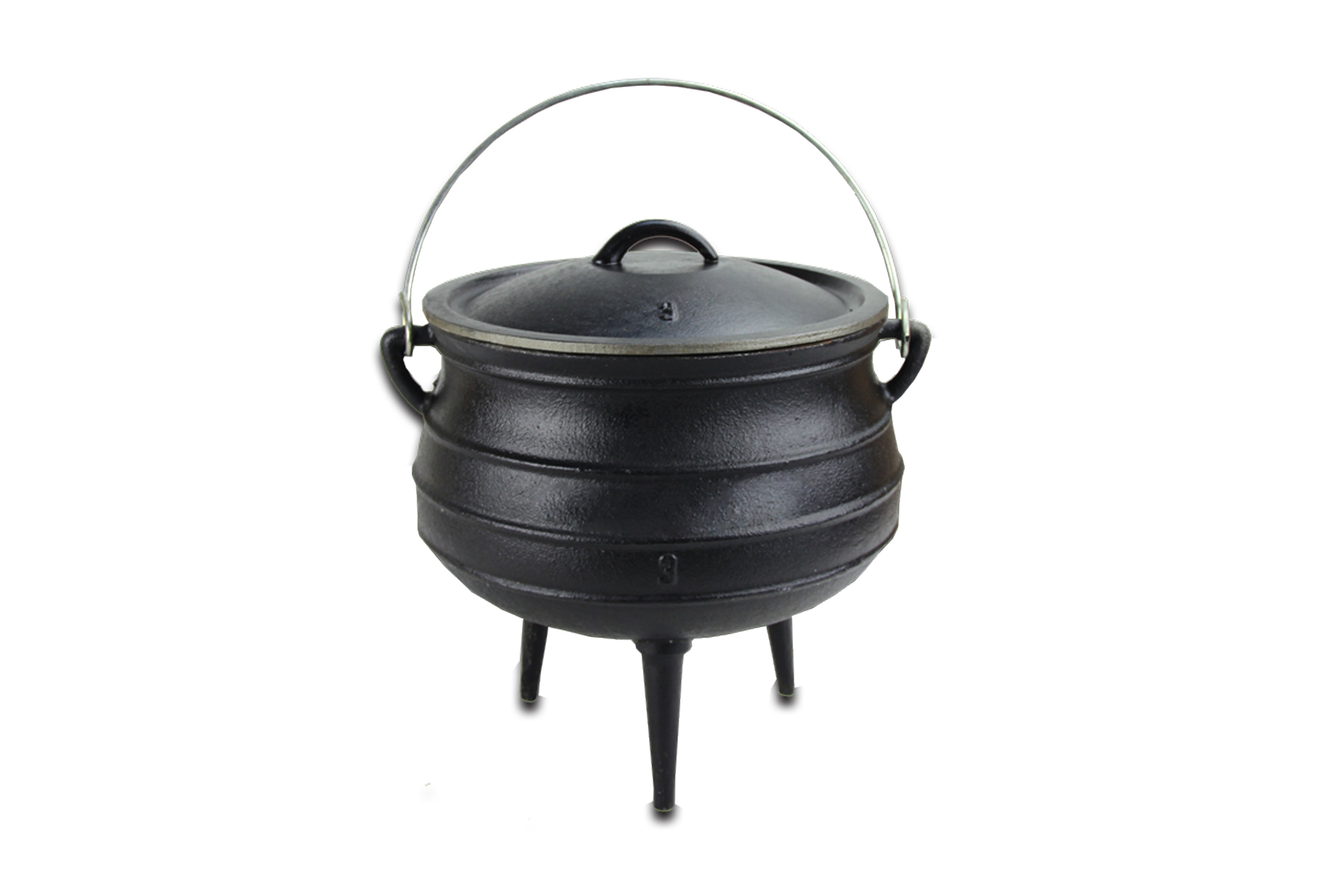 Potjie No.3 Cast Iron - Livestainable.co.za