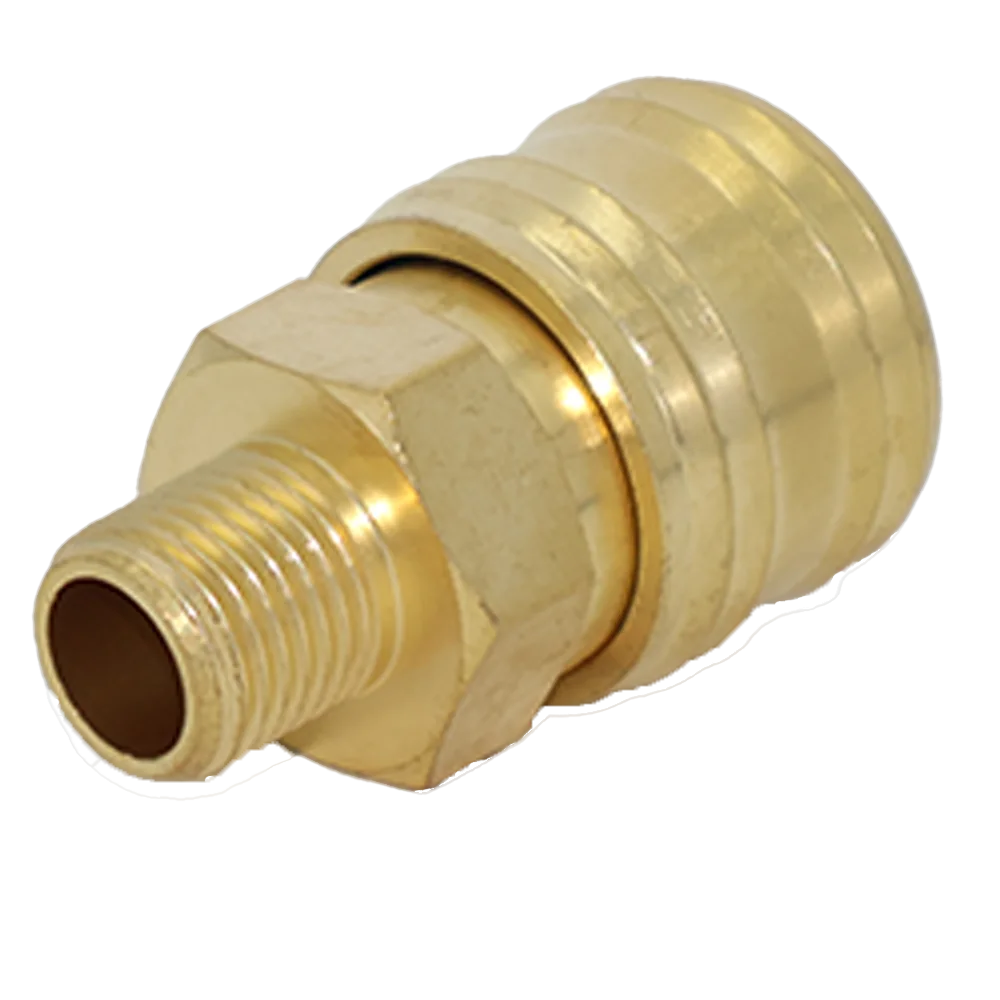 Air P/P Coupler Quick Univ 1/4``Male P/1