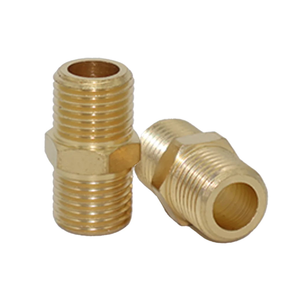 Air P/P Nipple Double 1/4``X 1/4``M P/2