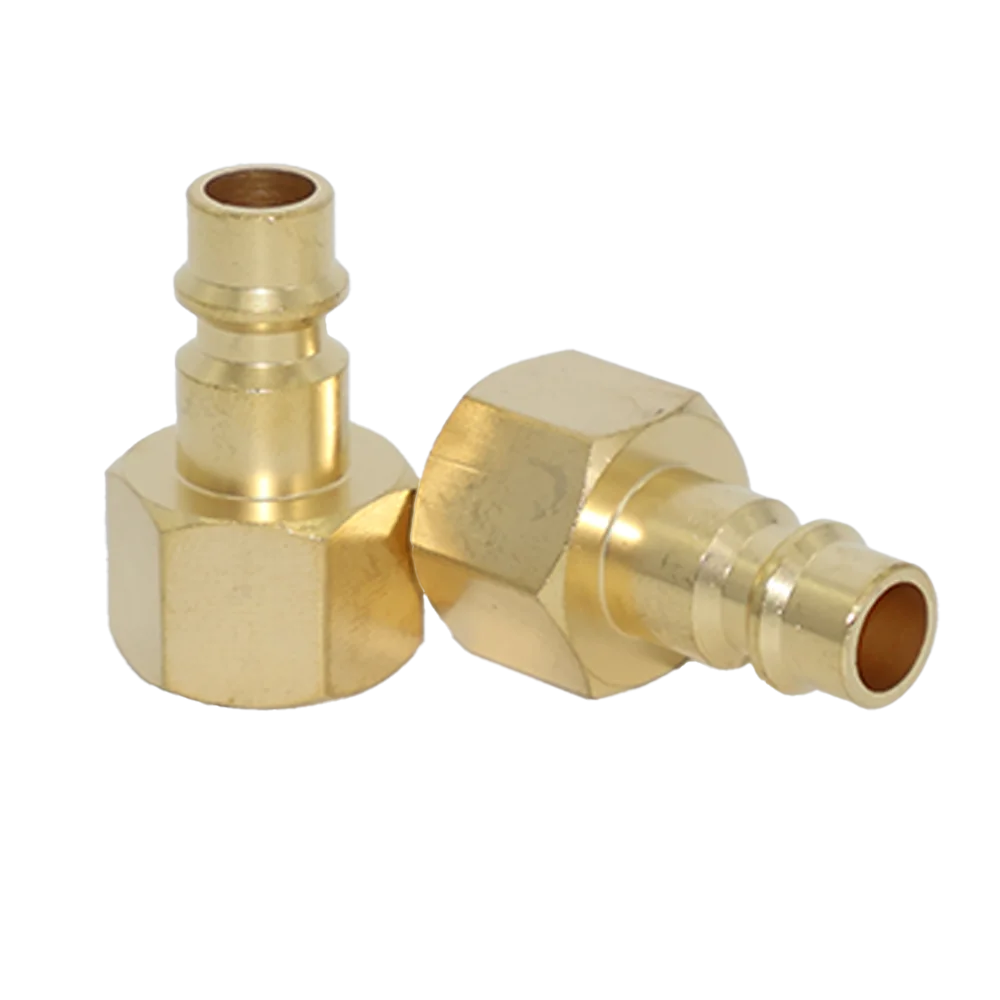 Air P/P Nipple Threaded 3/8`` Female P/2