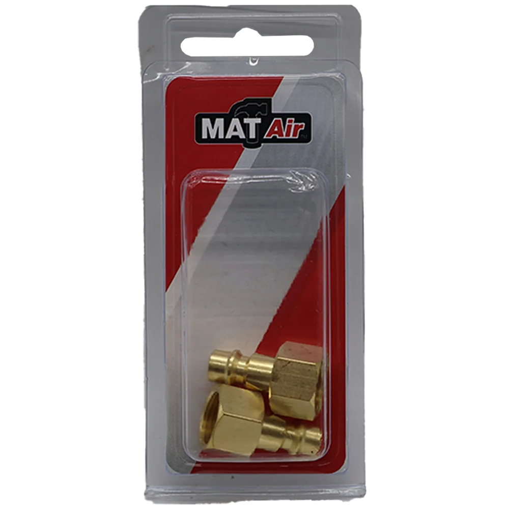 Air P/P Nipple Threaded 3/8`` Female P/2