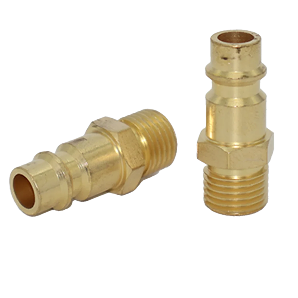 Air P/P Nipple Threaded 1/4`` Male P/2