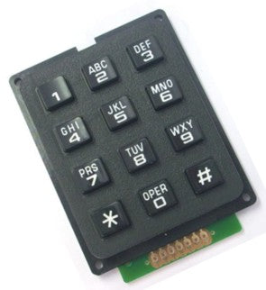 Keypad 4x3 Buttons 0 9, *,#, (A Z) Ak 304 A Bbw