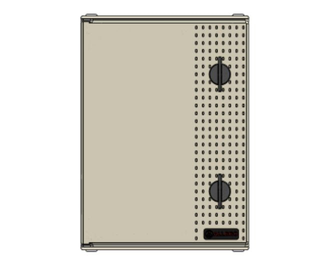 Allbrox 3 Smc Grey Enclosure +Device Plate 250x350x200mm All 003