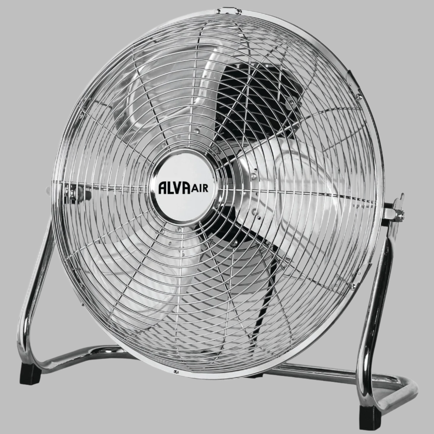 40cm Floor Fan High Velocity (Chrome Silver)