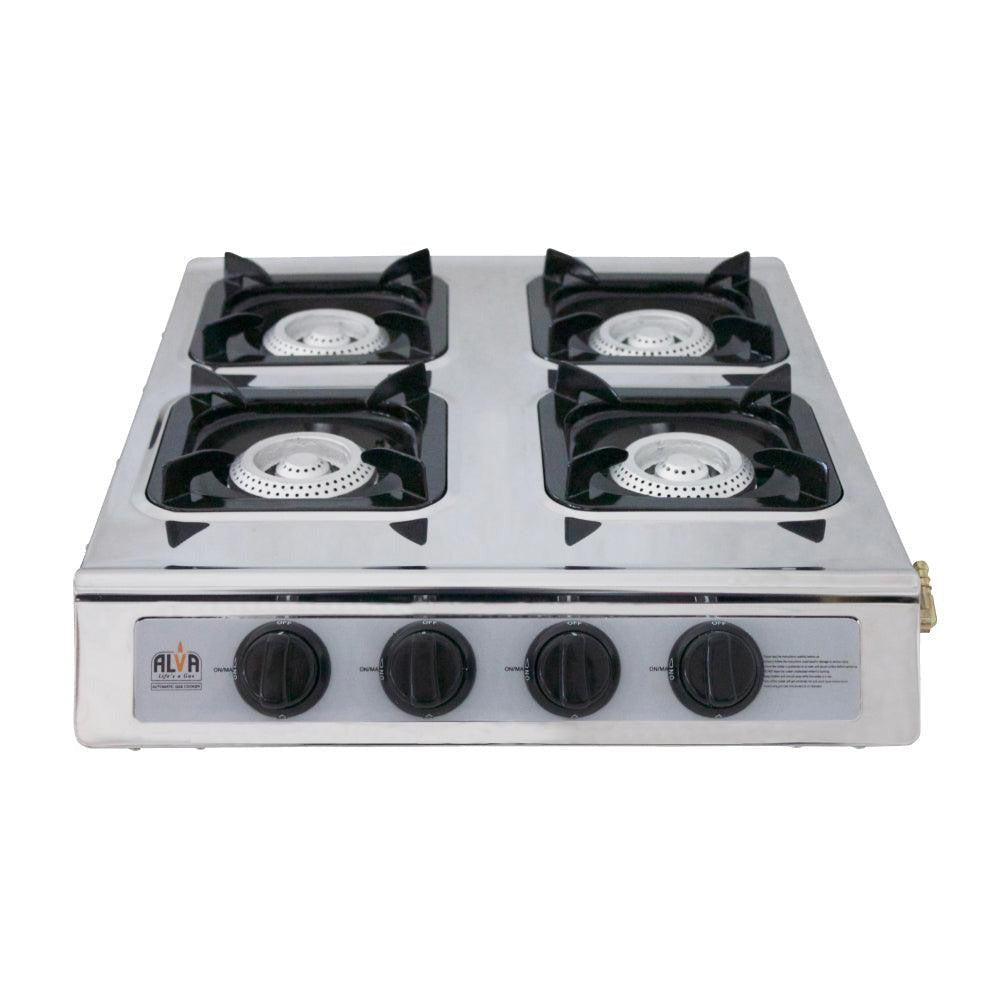 4 Burner Stainless Steel Gas Stove