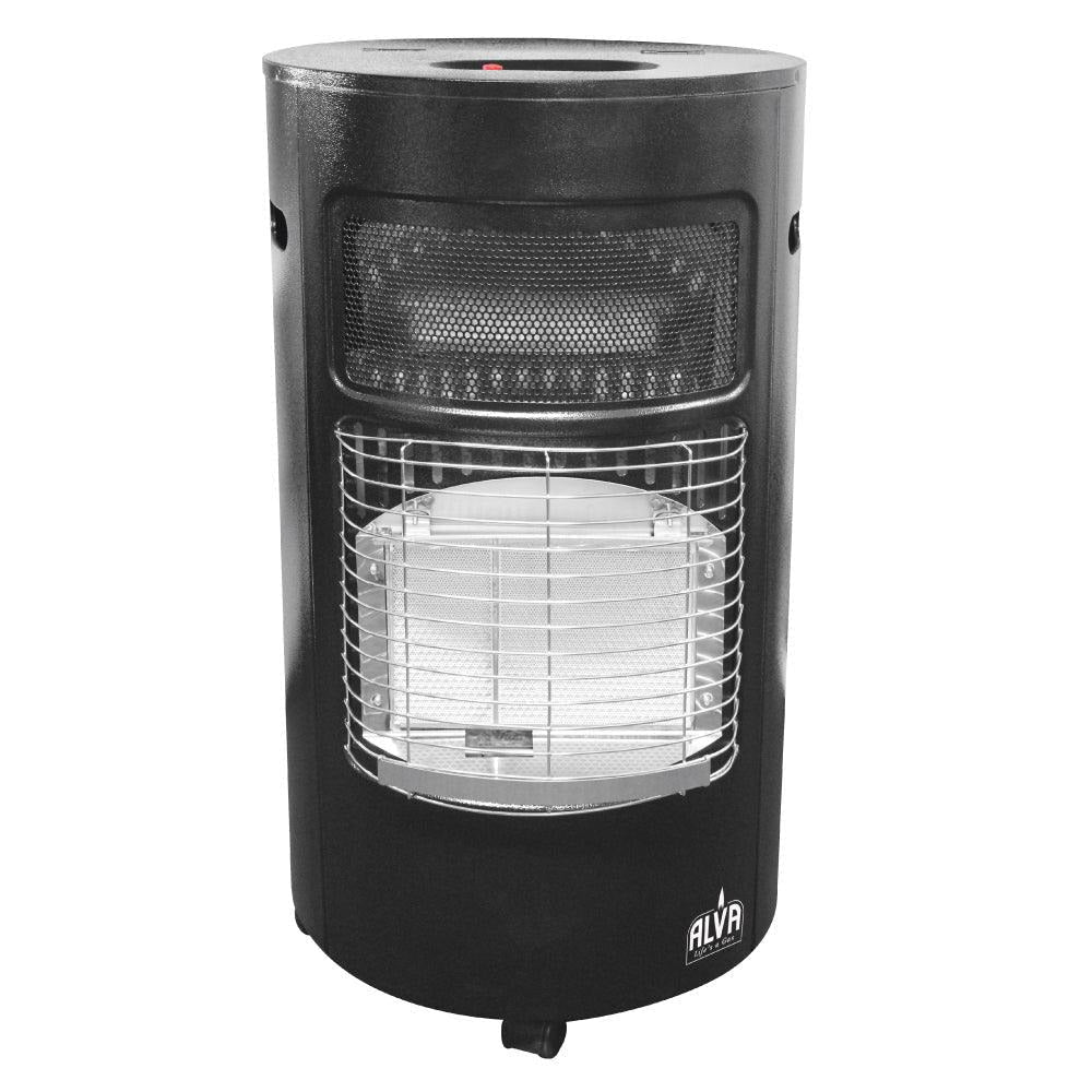 ALVA - CIRCULAR ROLL ABOUT GAS HEATER - BLACK