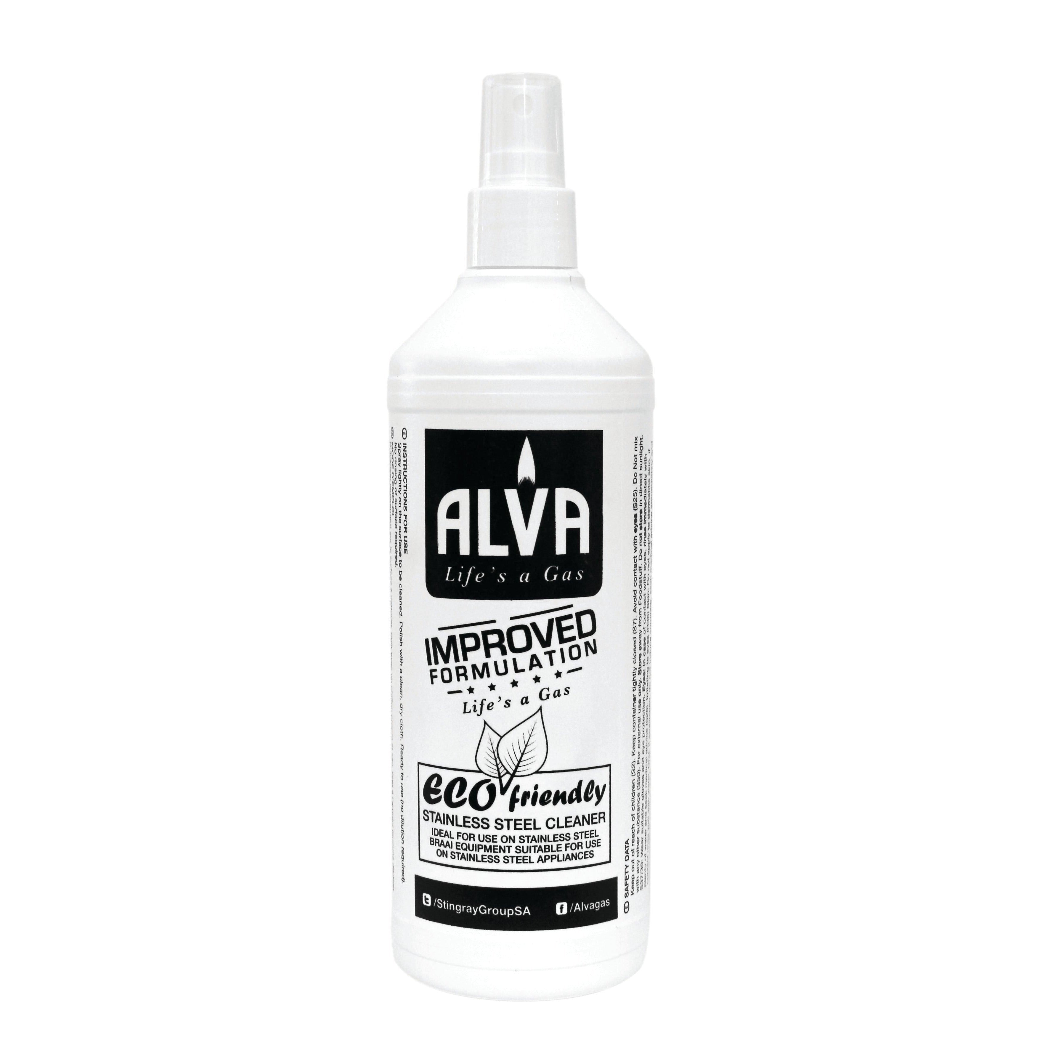 ALVA - CLEANER SPRAY FOR STAINLESS STEEL BBQ / BRAAI