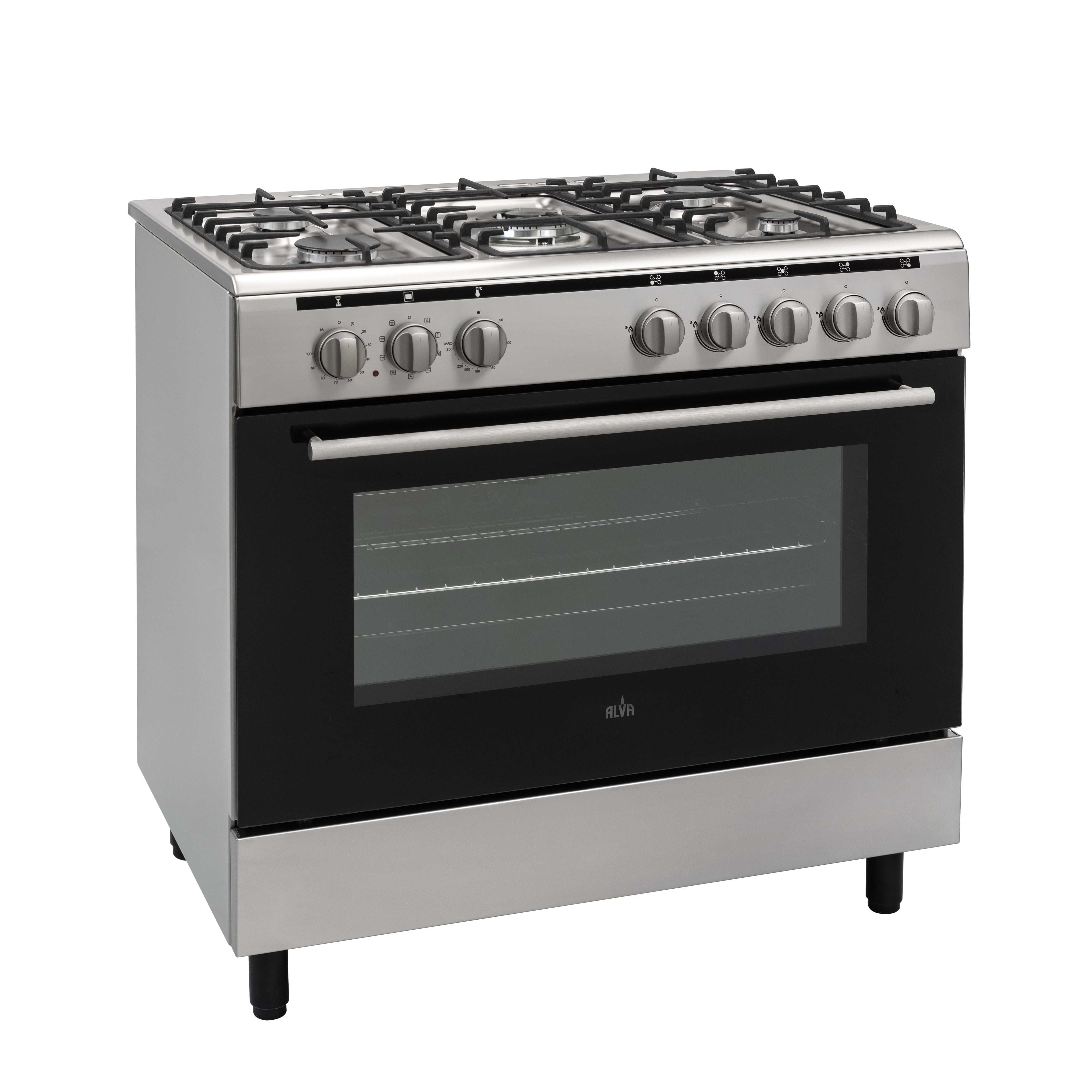 5 Burner Freestanding Gas Electric Cooker Combo (Oven / Stove)
