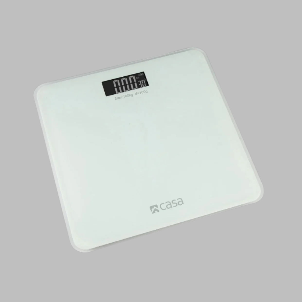 Electronic Bathroom Glass Scale Solid Rounded Corners
