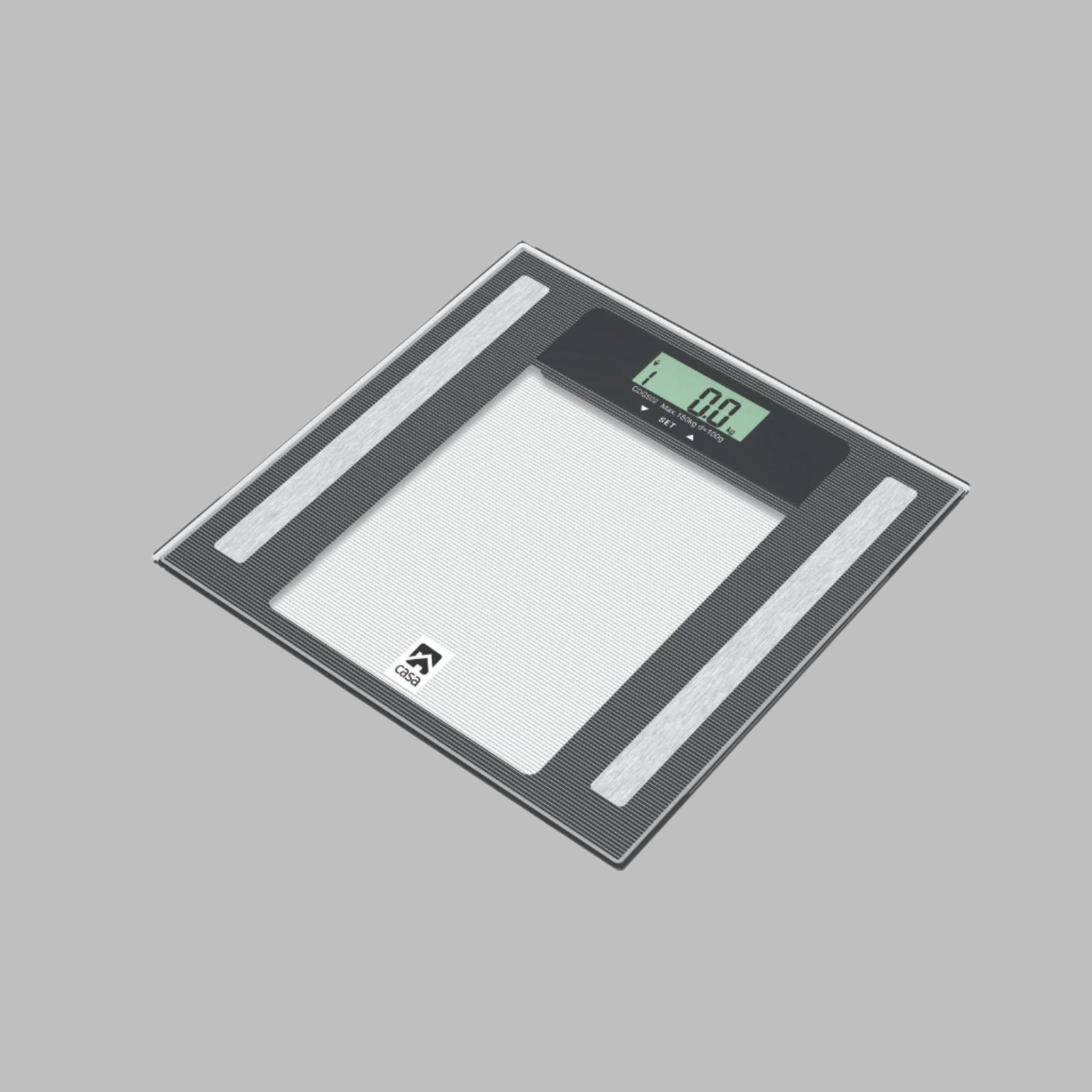 Electronic 7 In 1 Diagnostic Glass Bathroom Scale